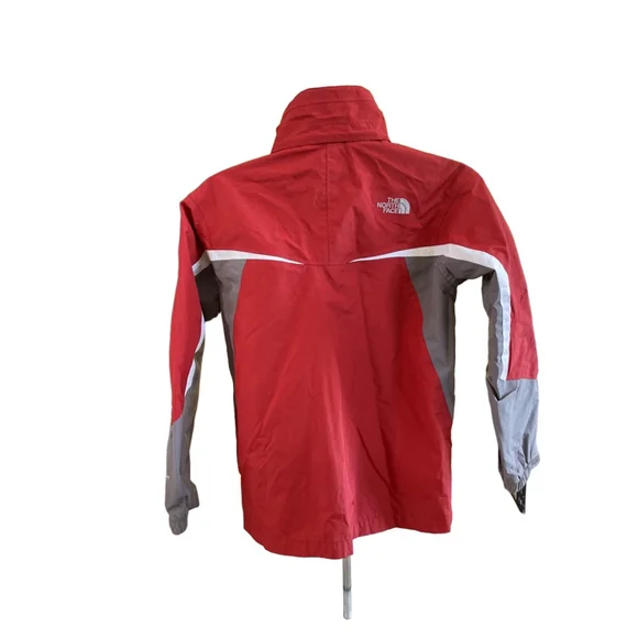 Boy's The North Face Jacket XL Red Gray - Picture 3 of 4